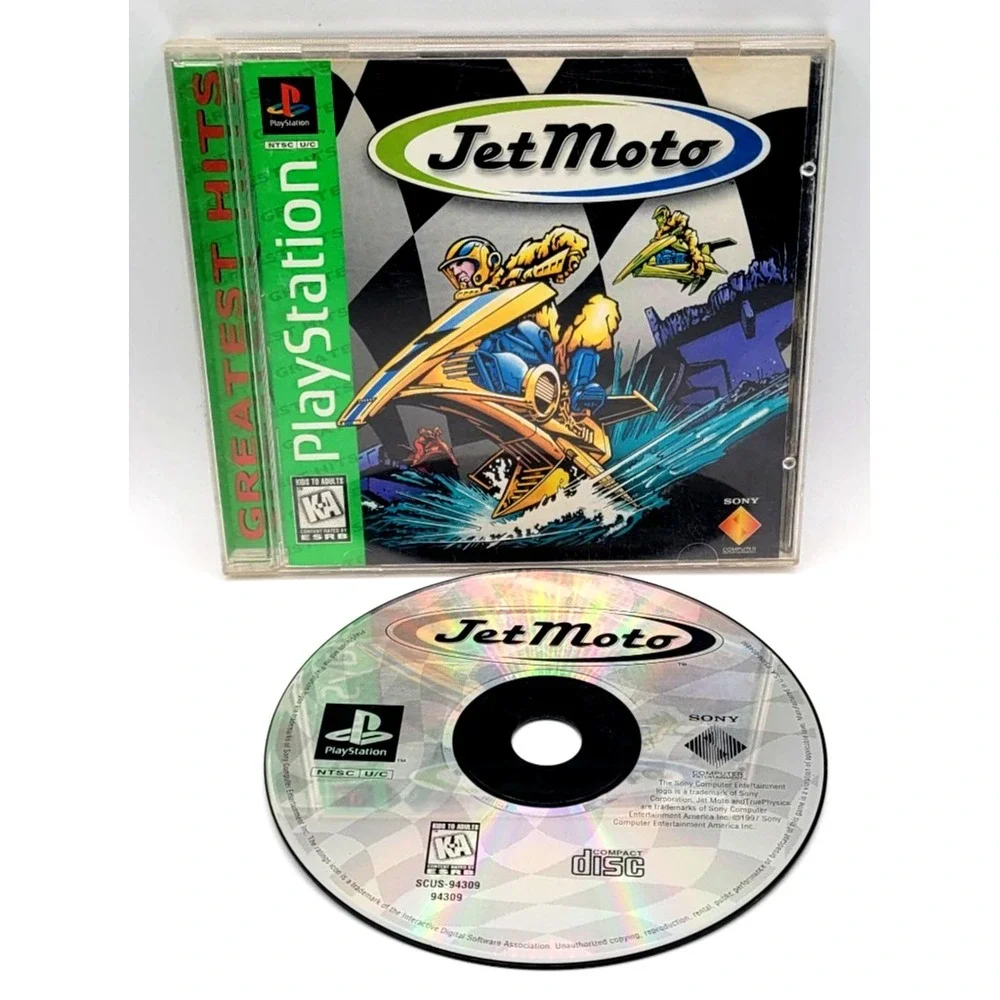 Jet‎ Moto (Sony PlayStation 1, 1997) CIB COMPLETE IN BOX PS1